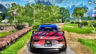 Racing Master Open World Gameplay - Audi e -tron GT Driving Real Village Map - Android Gameplay