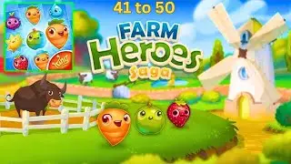 Farm Heroes Saga Gameplay | Level Walkthrough | Match 3 Puzzle Game | Android & iOS
