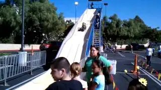 Analiese on the slide