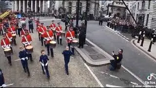 ULSTER FLUTE BAND MARCHING THROUGH THE STREETS OF THE CAPITAL LONDON UNITED KINGDOM