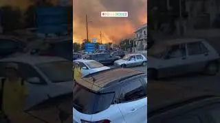 L'incendio a Porto Badisco