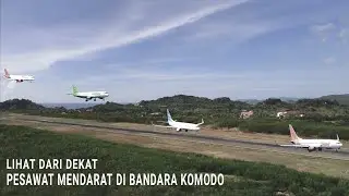 Pesawat Landing dan Take Off Bandara Komodo, Garuda Indonesia, Citilink, Batik Air di Labuan Bajo
