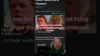 Back To The Future Movie Reboot!? #greenscreen #backtothefuture #reboot #popculture #why