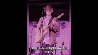 Marzy&rsquo;s Wednesday Night Jam Acoustics at The Marrs Bar Worcester 29.10.25 