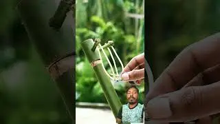 Zone Bamboo Creations with Green Bamboo Slingshots🤸&zwj;♀️#shorts #bamboo #gaming