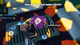 Deliver Pizza 3 times Fortnite - Pizza Delivery to tent number (8, 4, 13) - Lantern Fest Tour Quest