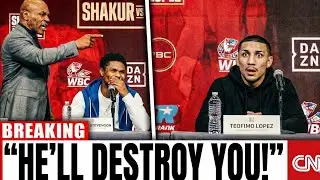 Mike Tyson ERUPTS at Teofimo Lopez During Heated Press Conference