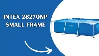 Intex 28270NP Small Frame - Piscina Desmontable, 220 x 150 x 60 cm, 1.662 litros, Color Azul