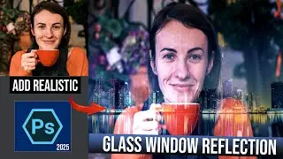 Realistic Glass Window Reflection | Photoshop Effect