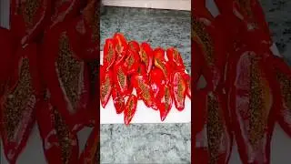 भरवा लाल मिर्च का अचार बनाने का सबसे आसान तरीका |Red Chilli Pickle Recipe |Bharwa Mirchi Ka Achar |