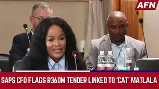 SAPS CFO flags R360m tender linked to &lsquo;Cat&rsquo; Matlala