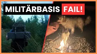 MILITÄRBASIS FAIL & ÜBERNACHTUNG IN SCHUTZHÜTTE #outdoor #abenteuer #natur