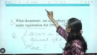 10 Important Questions of Registration Act - English Medium for Judiciary Mains #pahujalawacademy