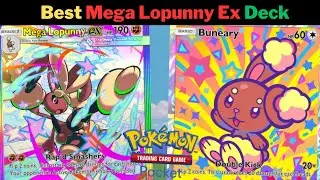 FASTER THAN MEGA CHARIZARD! BEST MEGA LOPUNNY EX DECK! (with decklist) - Pokemon TCG Pocket
