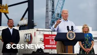 Biden announces $60 million in aid to Puerto Rico after surveying hurricane damage | full video