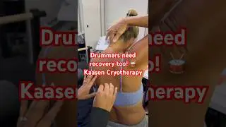 Kaasen localized cryotherapy targets hot spots fast to help calm soreness. 🥁❄️ #kaasencryotherapy