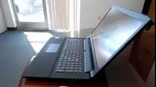 Prostar Clevo N170SD Laptop Benchmark (results at 0:53)