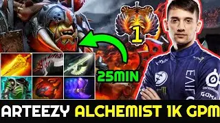 ARTEEZY Fast Farm Alchemist - 25 Min Full Slotted 1000 GPM 7.26 Dota 2