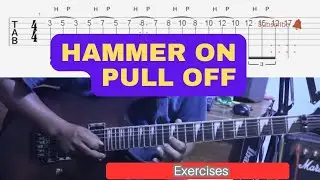 Hammer On and Pull Off Guitar Lesson 