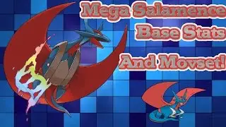 ORAS mega salamence with base stats and moveset!