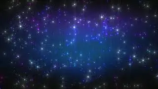 60:00 Minutes ~Purple Blue Moving Stars~ Longest (!!!) FREE HD Motion Background AA VFX