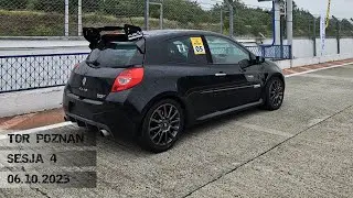 Tor Poznań - Clio 3 RS - VI Runda Hot Hatch Cup / 10.2023 S4