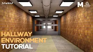 Maya Environment Modeling : Creating A Hallway Environment in Maya and Substance Painter | pt.2