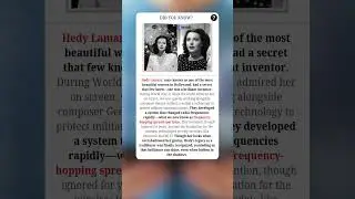 The Untold Legacy of Hedy Lamarr | #fact #facts #shorts