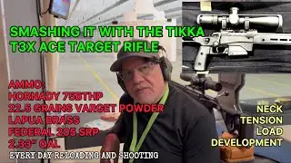 Как подобрать оптимальную навеску пороха Varget и пули Hornady 75 Grain BTHP