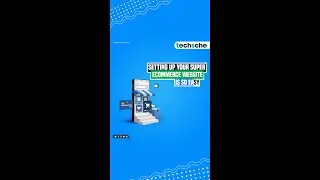 Setting up Your Super Ecommerce Website is So Easy | Techsche | ☎️ +91 +91 7417174170 #shorts