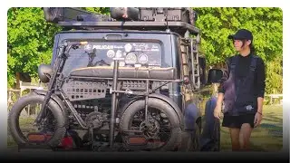 4加2輪車泊上路指南｜開箱最新拖車式自行車架 ft.YAKIMA｜車中泊 好美的夕陽｜中部 台中太平 貓頭鷹的家｜台玩露客 Taiwan Camping 4K Vlog*159