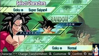 Dragon Ball Z Another Road All Characters And Aweken With Gameplay