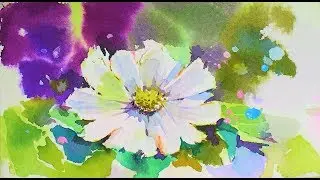 Watercolor Techniques for Backgrounds 수채화 배경 칠하기 水彩  Acuarela   vannfarge