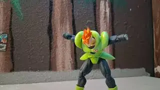 Cell kills android 16 (stop motion)
