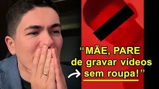 QUE VERGONHA! Filho Chora e Pede para Mãe Parar de Gravar Vídeos... 🔞🔥