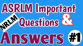 NRLM ||Assam State Rural Livelihoods Mission || Important Questions & Answers ||
