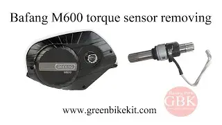 Bafa M600 Torque sensor removing