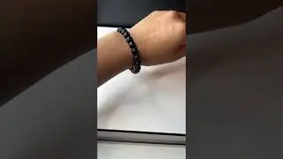 Visit  QT3E.com    Black Obsidian Bracelet