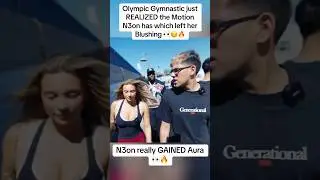 Olympic Gymnast just REALIZED the Motion N3on has which left her Blushing 👀🔥 #n3on #n3onclips