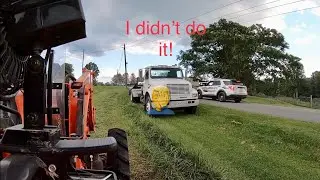 I was just trying to get my hay cut 🤣! Kubota M6060 and International 4900