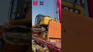 Original CAT320DShipment to port👍🏻 #caterpillar #excavator ＃used excavator#huiling machinery