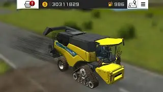 Проверьте скорость комбайна New Holland в FS 16 | Геймплей Farming Simulator 16 #fs18