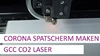 Plexiglas corona spatscherm maken lasermachine