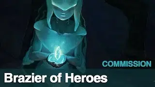 【 Drawing timelapse 】★ Brazier of Heroes (commission)