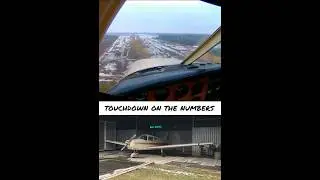 Touch Down on the Numbers - CNZ8 RWY 22 #flighttraining #landing #generalaviation