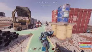 Large oil rig solo rust, crazy good!