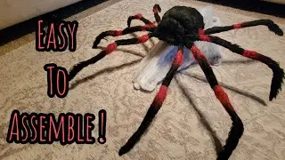Spirit Halloween Jumping Spider: Unbox and Assemble