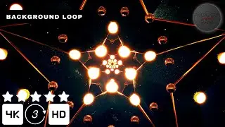 Luxury Star Motion 4K Visual Loop (Silent) | Luxury Ambient Background | Seamless Loop