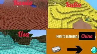 How mining is done in different countries | Minecraft