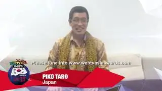 WebTVAsia Awards 2016 Shoutout - Piko Taro